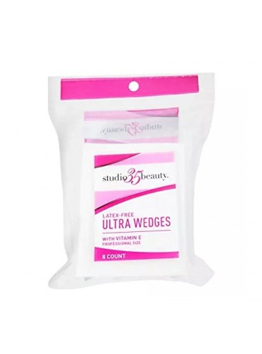 Studio 35 Beauty Ultra Cosmetic Wedges White 8.0 ea