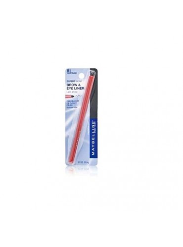 Maybelline New York Expert Wear Brow & Eyeliner, Velvet Black 100c-01 , .01 Oz (200 Mg), Pack of 2