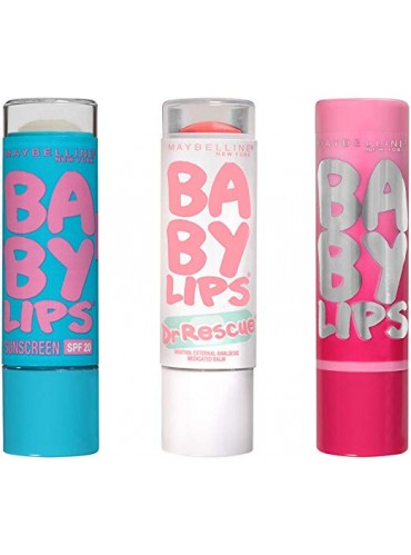 Maybelline New York NY Minute Makeup Kit Lip Care Essentials Makeup Kit, Baby Lips Lip Balm Makeup Kit