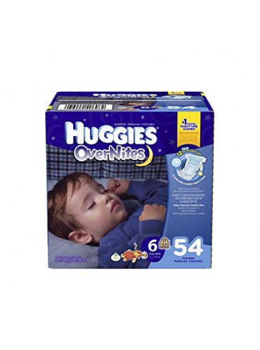 Huggies Overnites Diapers, Size 6, 54 Count