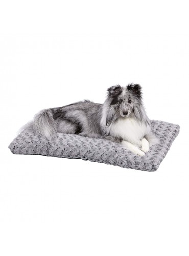 MidWest Homes for Pets Deluxe Pet Beds | Super Plush Dog & Cat Beds Ideal for Dog Crates | Machine Wash & Dryer Friendly w/ 1-Year Warranty