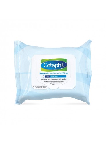 Cetaphil Gentle Makeup Removing Wipes, 25 Count