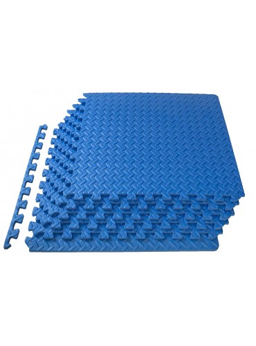 ProsourceFit Puzzle Exercise Mat, EVA Foam Interlocking Tiles, Protective Flooring for Gym Equipment and Cushion for Workouts