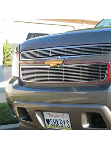 2007-2013 CHEVY AVALANCHE UPPER BILLET GRILLE (2 Pieces)