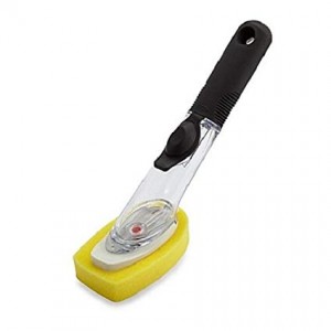 OXO Good Grips Soap Squirting Dish Scrub | Dishwasher safe
