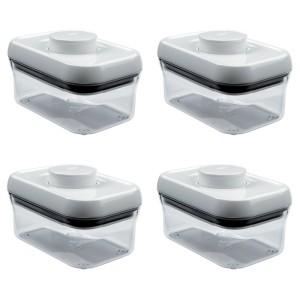 OXO Good Grips POP Rectangle 1/2-Quart Storage Container (Set of 4)