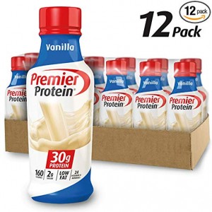 Premier Protein 30g Protein Shake, Vanilla, 14 oz bottle, 12 Count