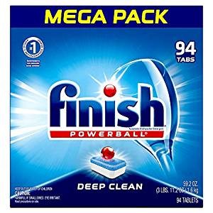 Finish - All in 1-94ct - Dishwasher Detergent - Powerball - Dishwashing Tablets - Dish Tabs - Fresh Scent (Packaging May Vary)