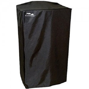 40" Heavy-Duty, Masterbuilt and Reinforced Polyester Smoker Cover, Black
