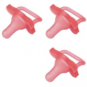 Dr. Brown’s HappyPaci 100% Silicone Pacifier, 0m+, Pink, 3 Count