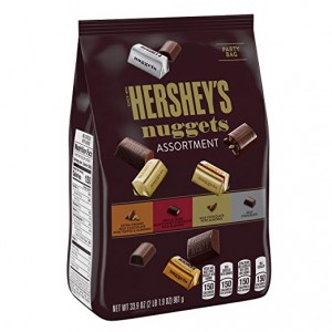 HERSHEY'S Nuggets Assortment, Chocolate Candy , 33.9 Ounce Bag